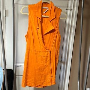 Urban Outfitters orange romper